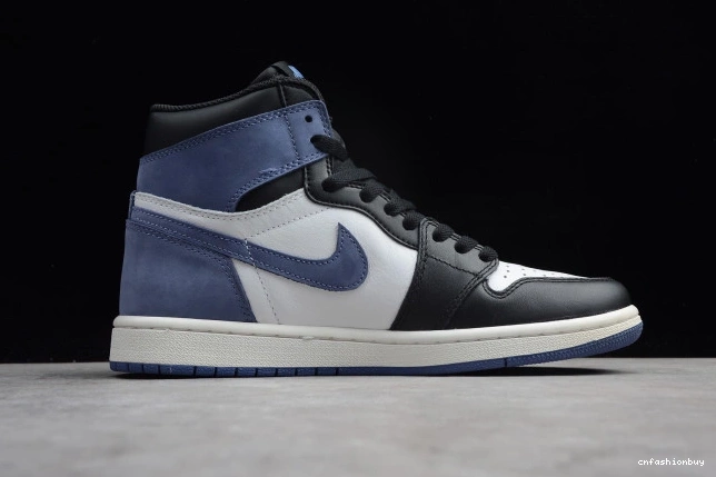 Moon Jordan High 1 555088-115 OG Air Retro Blue 1212